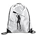 Produktbild gthytjhv Rafting Chick Gym Kordelzugbeutel Travel Backpack Tote School Rucksack Lightweight Unique 16.9x14.2