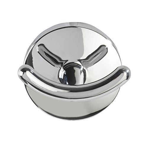 Wenko 22166100 Kuba Wandhaken Duo, Zinkdruckguss, chrom, 4 x 5,5 x 5 cm - 2