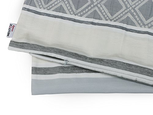 Kissenhülle Mauro – Markenqualität von Trend-Collection – Wohndekoration im Ethno-Design erhältlich in 8 modernen Farbkombinationen – 46 x 46 cm, grau-natur - 8