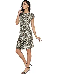 Globus Green Short Sleeve Dress