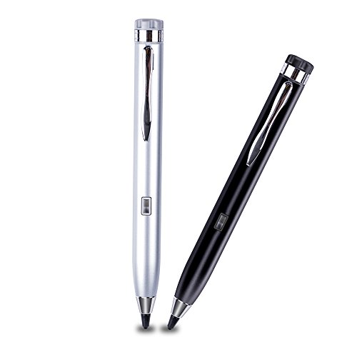 togsin Universal Point Active Eingabestift 1,9 mm Fine Pom Spitze Präzisions-Stylus-Pen für Zeichnen und Schreiben nur kompatibel IOS Android Touchscreen Handys, Tablets, Kindle etc. schwarz - 8
