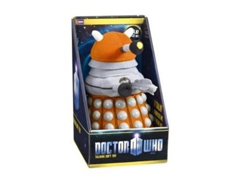 Imagen 2 de Underground Toys Doctor Who - Peluche Dalek (con voz y sonido, en inglés), color naranja