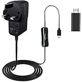 GeeekPi Raspberry Pi 4 Model B Power Supply With On/Off Switch Raspberry Pi 4 5V 3A UK Plug Charger Power Adapter with Micro 