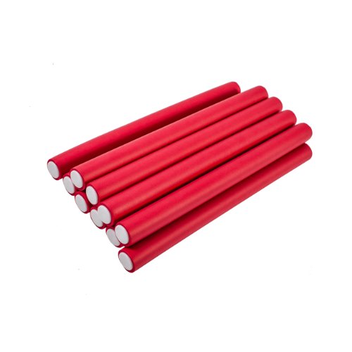 10 Pcs Soft Foam Bendy Twistee Hair Curlers Roller For Hair Dressing College Salon Home DIY Use (Size 1 : (Red) 20mm Diameter)