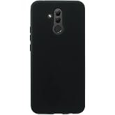 for Huawei Mate 20 Lite ile uyumlu darbe emici esnek silikon siyah lansman cep telefonu kılıf (Huawei Mate 20 Lite)