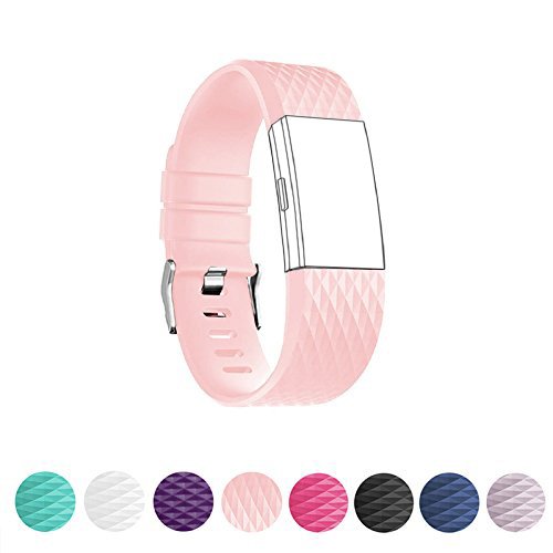 Fitbit Fitbit Charge 2 Classic Fitness Ersatz Zubehör Silikon Wristband für 2016 Charge 2
