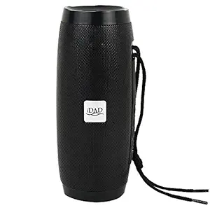 iDAD Boom Box Most-Powerful Portable LED Light Wireless Bluetooth Speaker with 2000 MAH Battery - (Black)