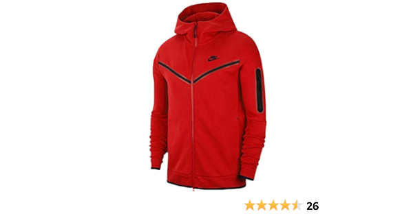 nike tech fleece windrunner red