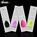VMAGIC High-End Pro Makeup Sponges Beauty Blender for Flawless, Applicator, Highlight and Foundation (Lemon Green + Black (2pcs))