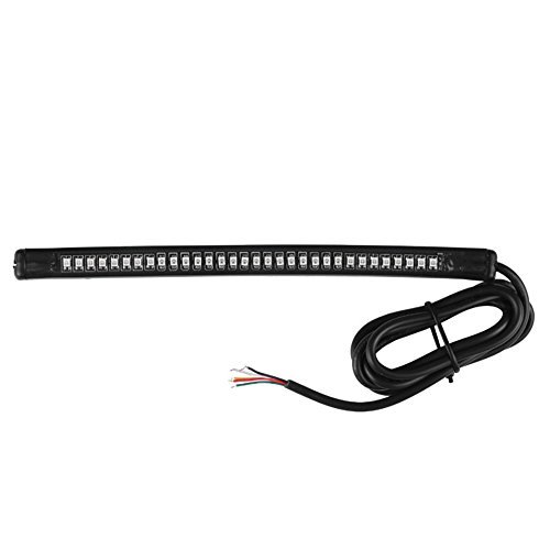 Universal-Motorrad-Endstück-Bremsen-Stop Signal Kennzeichenbeleuchtung Drehen,Evary 8 „Flexible Bendable 3258 LED-Licht-Streifen wasserdicht für Motorräder Autos SUV ATV Elektroautos - 7