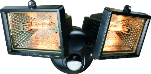 ELRO Doppel-Halogenstrahler mit 110° Bewegungsmelder / EEK C / IP44 Spritzwassergeschützt/ 2500 Lumen ES120/2