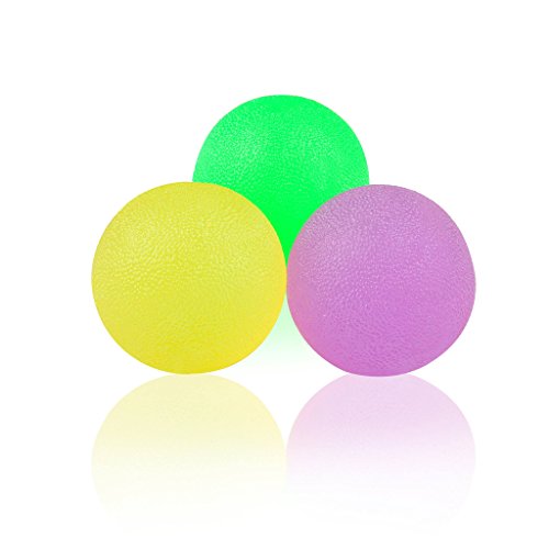 MAVE ATHLETIC ® – 3 Stk. PREMIUM Handtrainer / Unterarmtrainer / Fingertrainer / Handmuskeltrainer Griffbälle zur Stärkung der Handmuskulatur inkl. kostenlosem Aufbewahrungsbeutel - 5