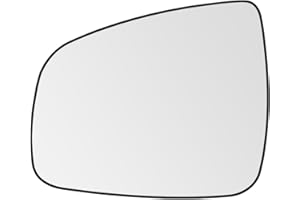 SENZEAL Verre de Rétroviseur Remplacement pour Dacia Duster 2014-2017 Dacia Logan/Sandero 2008-2013 Renault Symbol 2013 Chauffant Retroviseur Extérieur (Gauche)