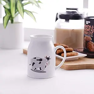 Clay Craft Cane Small Carpet Bone China Milk Mug, 350 ml, Multicolour (MM-CANESMALL-S301)