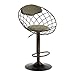 Produktbild ABARB Esszimmerstuhl, Barstuhl Europäischer Retro-Barlift/drehbarer Nestsitz aus Metall Home (Farbe : Green)