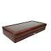Essart PU Leather self print double story Pen Case , magnetic clsoure, transparent lid feature, space available for 30 pens , inside is made up of soft velvet and outside is madeup of PU Leather , decorative fitting for open drawer - Tan RS.2199.00