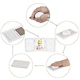Handabdruck Baby Fußabdruck Bilderrahmen Baby Abdruck Geschenk für Neugeborene Andenken des Rahmen - 5