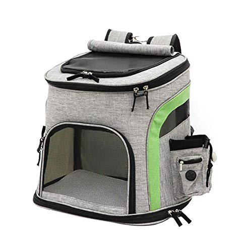 Preisvergleich Produktbild WLDOCA Groß Haustier Rucksäcke haustiertragetasche Atmungsaktive Outdoor Faltbarer für Hunde und Katzen 42x33x25cm