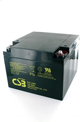 CSB Battery - Lead 12V 26Ah EVX 12260 CSB battery - EVX12260