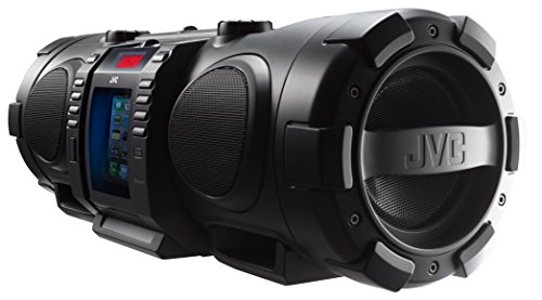 JVC RV-NB75BE BoomBlaster Subwoofer-System mit geschlossenem Apple iPod-Dock
