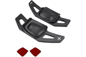 KATSIRO Juego de 2 levas de cambio para volante de coche, compatibles con VW Tiguan, Touran L, Golf 8 MK8 a partir de 2019, levas de cambio en el volante de un coche, accesorios de extensión de palanca de