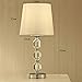 Produktbild AME Tischlampe Moderne Einfache Lampe Wohnzimmer Studie Schlafzimmer Nachttischlampe Kristall Tischlampe Hochzeit Kreative Nachttischlampe (Einstellbare Beleuchtung)