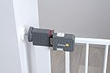 Safety 1st Quick Close ST Treppenschutzgitter, extra sicheres Metall-Türschutzgitter zum Klemmen, weiß, 73 – 80 cm, Möglichkeit der Verlängerung bis zu 136 cm verlängerbar (ab ca. 6 – 24 Monate) - 4