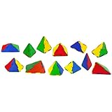 Miniland - Conexion: set pirámides, 53 piezas en contenedor (32122)