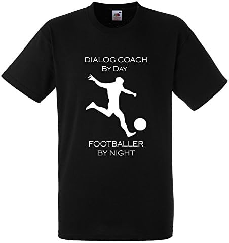 Dialog Coach By Day Footballer By Night Unique T Shirt Small