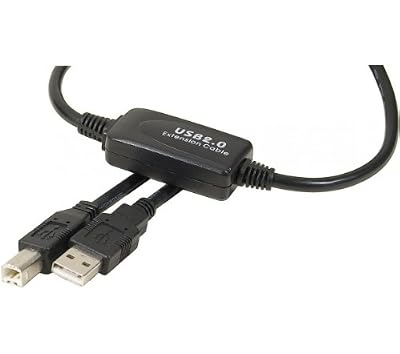 Connect A/B câble USB 2.0 amplifié