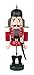 Produktbild Nussknacker Figur Soldat Rot-weiß von DREGENO SEIFFEN 27 cm – Original erzgebirgische Handarbeit, stimmungsvolle Weihnachts-Dekoration