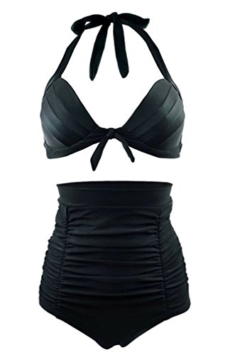 Ninimour Traje de Baño Retro de Dos piezas Vintage Bikini sets Swimwe