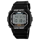 Lemumu 1134 Men's Frau Schickes Armband/SmarWatch/Schrittzähler/verbrannten Kalorien/50 Meter wasserdicht/Low Erinnerung leuchtend, Orange