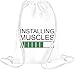 Produktbild Installing Muscles Slogan Drawstring bag