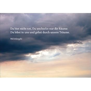 Trauerkarte Worte Vermögen Nicht Immer Die Trauer