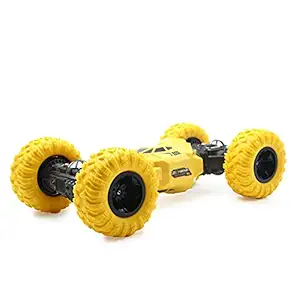 Double Sided Stunt Racing Moka 4-Wheel Drive Off Road Rock Crawler Remote Control RC Car with 2.4 GHz for Kids, Boys & Adults