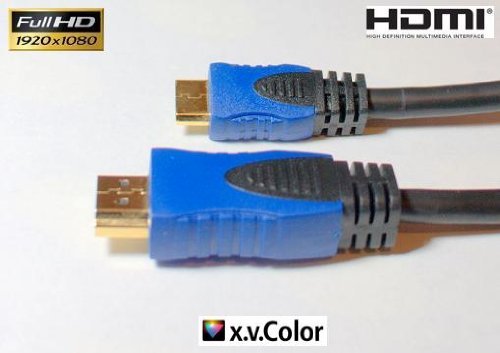 HD Zone Mini C HDMI-Kabel Blei (1,5 m, 1.3c Version) für Panasonic, Canon, Sony, Nikon, Fuji, Samsung, Pentax, Olympus, Kodak, Konica Minolta, Leica Etc, Best-Anschluss für alle Full-HD-Kameras und Camcorder. - 6