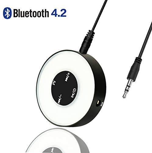 Trasmettitore Bluetooth 4.2, Trasmettitore e Ricevitore 2-in-1, Auricolare bluetooth senza fili, Audio Senza Fili da 3.5mm, per TV, PC, ecc