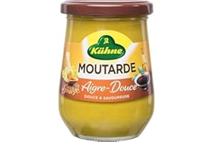 BENEDICTA Moutarde Aigre Douce 270G|Kuhne|(Lot De 4)|Best Deal