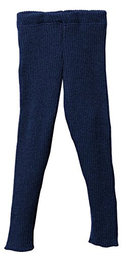 Disana Knitted Baby Leggings/Trousers in Organic Merino Wool-Navy-74/80 6-12m