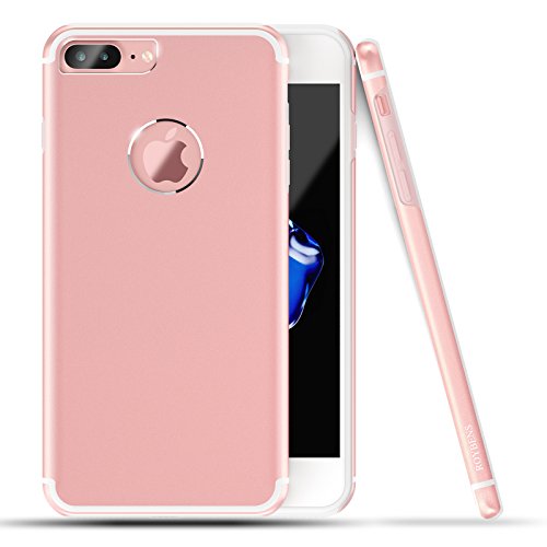 Funda iPhone 7 Plus Roybens Aluminio Silicona 2 Capas Antigolpes Ultra-delgado Fina Carcasas Vidrio Templado Protector de Pantalla Para Apple iPhone 7plus 5 5 Oro Rosa Rose Gold Funda iPhone 7 Plus Roybens Aluminio Silicona 2 Capas Antigolpes Ultra-delgado Fina Carcasas Vidrio Templado Protector de Pantalla Para Apple iPhone 7plus 5 5 Oro Rosa Rose Gold