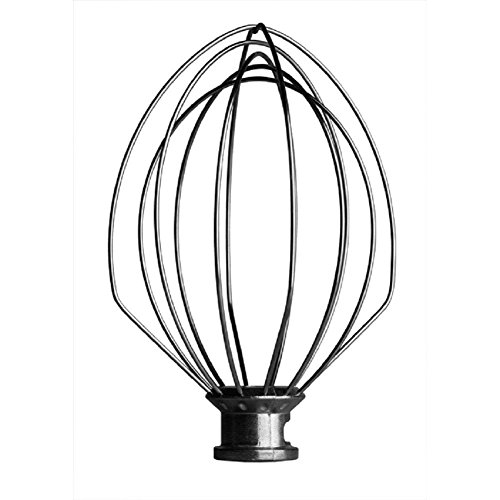 Kitchenaid 18.5cm Véritable Professionnel Bowl Lift Stand Mélangeur 5QT Fil Fouet (Pas Pour Artisan) K5AWW. WPW10731415
