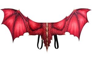 GRAFANTY Halloween Dragon Wings Halloween Costume Party Props Cosplay Wing Christmas Halloween Dinosaur Costume Carnival Wings Dragon Wing Fairy Wings Fancy Dress Up Cape Mardi Gras Masquerade Costume Wings