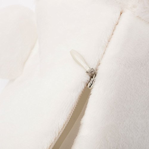 Katara 1825 Estuche Escolar de Peluche Plumier de L  pices Unicornio  Blanco