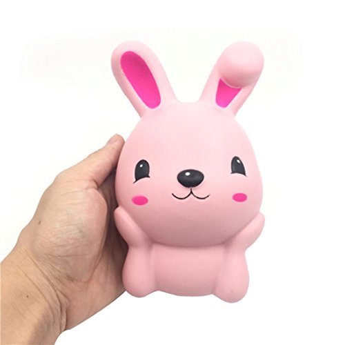 Mingfa Cute Galaxy Rabbit Squishy Stress Relief Toys Jumbo Scented Slow Rising Squeeze Toy for Kids 10cm