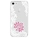 Produktbild Pnizun - Lace Mandala-Kasten für iPhone X 8 7 6 6S Plus-XS XS Max XR Capa Für Xiaomi Redmi 4 4A 3S 3 S 4X Anmerkung 3 4 Pro Prime Mi A1 5X 5A S2 [weiß Rot Für iPhone XS Max]