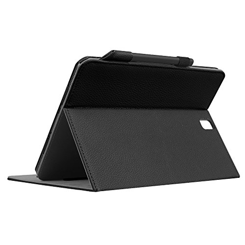 Fintie Samsung Galaxy Tab S3 9.7 Hülle – Multi-Winkel Betrachtung Kunstleder Schutzhülle Case Cover Tasche Etui mit Dokumentschlitze und Auto Schlaf / Wach Funktion für Samsung Galaxy Tab S3 T820 / T825 24,58 cm (9,68 Zoll) Tablet-PC, Schwarz - 8