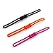 Produktbild VORCOOL 3 Stücke 20x1,5 cm Radfahren Fahrrad Mountainbike Silikon Band Taschenlampe Telefon Wasserflasche Halter Strap Band Strap Tie (Gelegentliche Farbe)