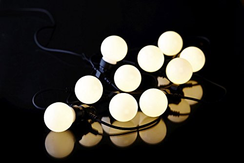 Sirius Lichterkette Lucas Ergänzung 10 LED frosted außen 3m schwarz