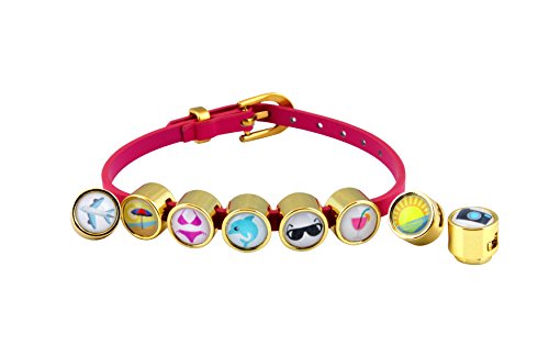 CHARMOJIS Emoji Armband Charms Lederarmband – Sommer Essentials